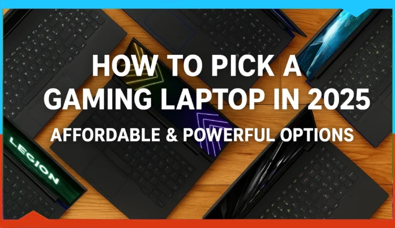 How to Pick a Gaming Laptop in 2025: Affordable & Powerful Options
