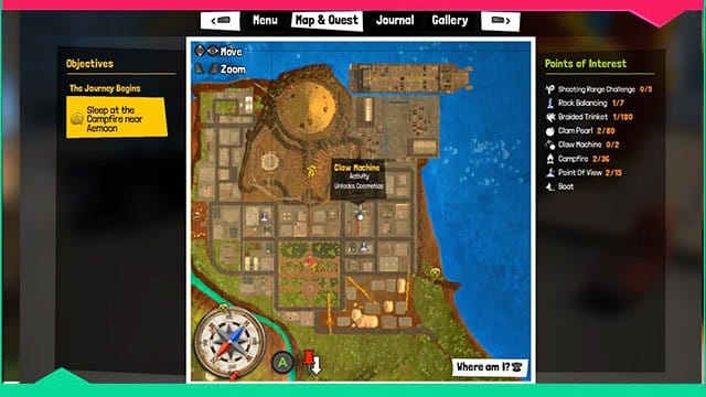 map of th game tchia